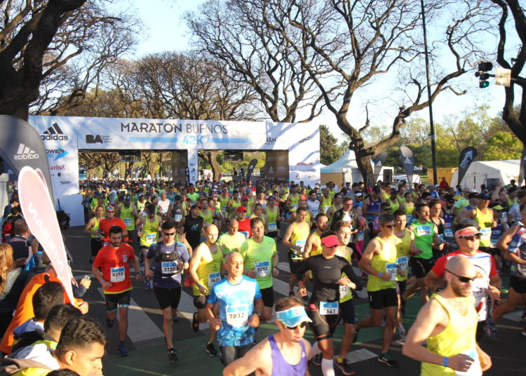 Keniata Kiptum ganó con récord maratón de Buenos Aires
