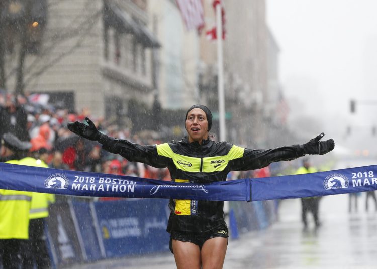Venezolanos con la frente muy en alto en el maratón de Boston