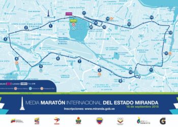 Marcan ruta de la media maratón Miranda 21K