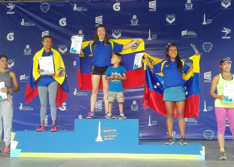 La guariqueña Nubia Arteaga se situó en lo más alto del podio en Miranda 21K/Gobernación de Miranda