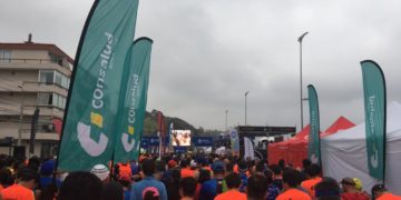 Momentos de la salida del maratón de Viña del Mar/Cortesía Lenin Moya