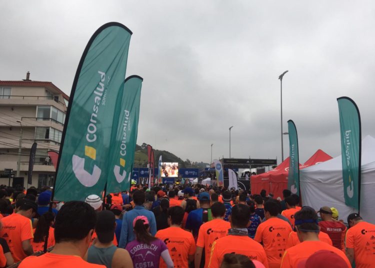 Momentos de la salida del maratón de Viña del Mar/Cortesía Lenin Moya