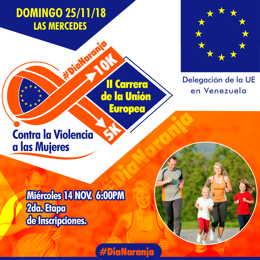 Además de la carrera-caminata la Delegación de la Unión Europea ha organizado varias actividades culturales y recreativas entre el 25 de noviembre y el 10 de diciembre/Cortesía