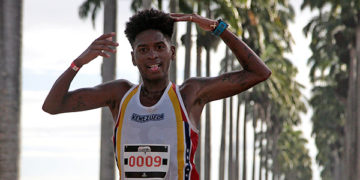 El corredor de asfalto Marvin Blanco fue el primero en cruzar la meta en la hacienda Santa Teresa con tiempo de 52:03/Cortesía