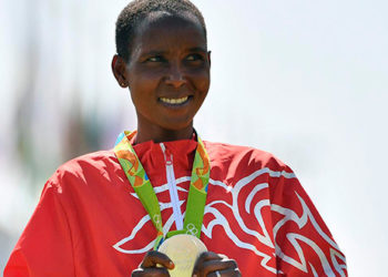 Eunice Kirwa, medallista de plata de Río 2016, también dopada. Cortesía Sports Ilustrated