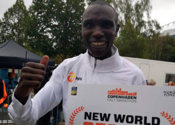 A los 26 años, Kamworor es uno de los más grandes del atletismo mundial/Twitter @cphhalf