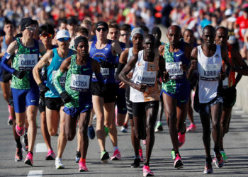 Geoffrey Kamworor fue siempre uno de los favoritos para ganar por segunda vez el maratón de NY