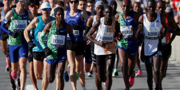 Geoffrey Kamworor fue siempre uno de los favoritos para ganar por segunda vez el maratón de NY