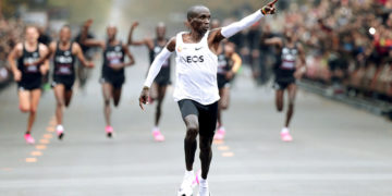 ¿Se observará también en Londres el gesto ganador de Eliud Kipchoge?