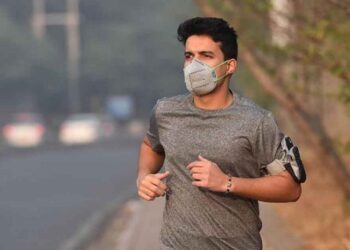 Mascarilla al correr