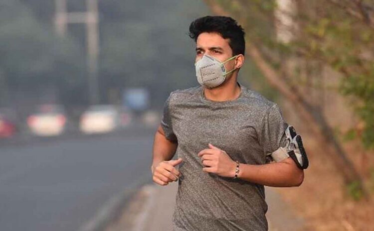 Mascarilla al correr