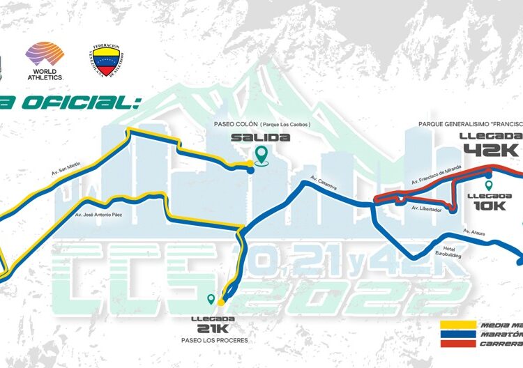 Maratón Caracas 42K contará con transmisión en vivo y saldrá a las 7:00 a.m.