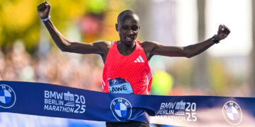 Sawe en el maratón de Berlín